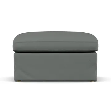 Pouf Linnevik - Caleido Grey 1240-chêne blanchi à l’huile, avec jupe - 1898