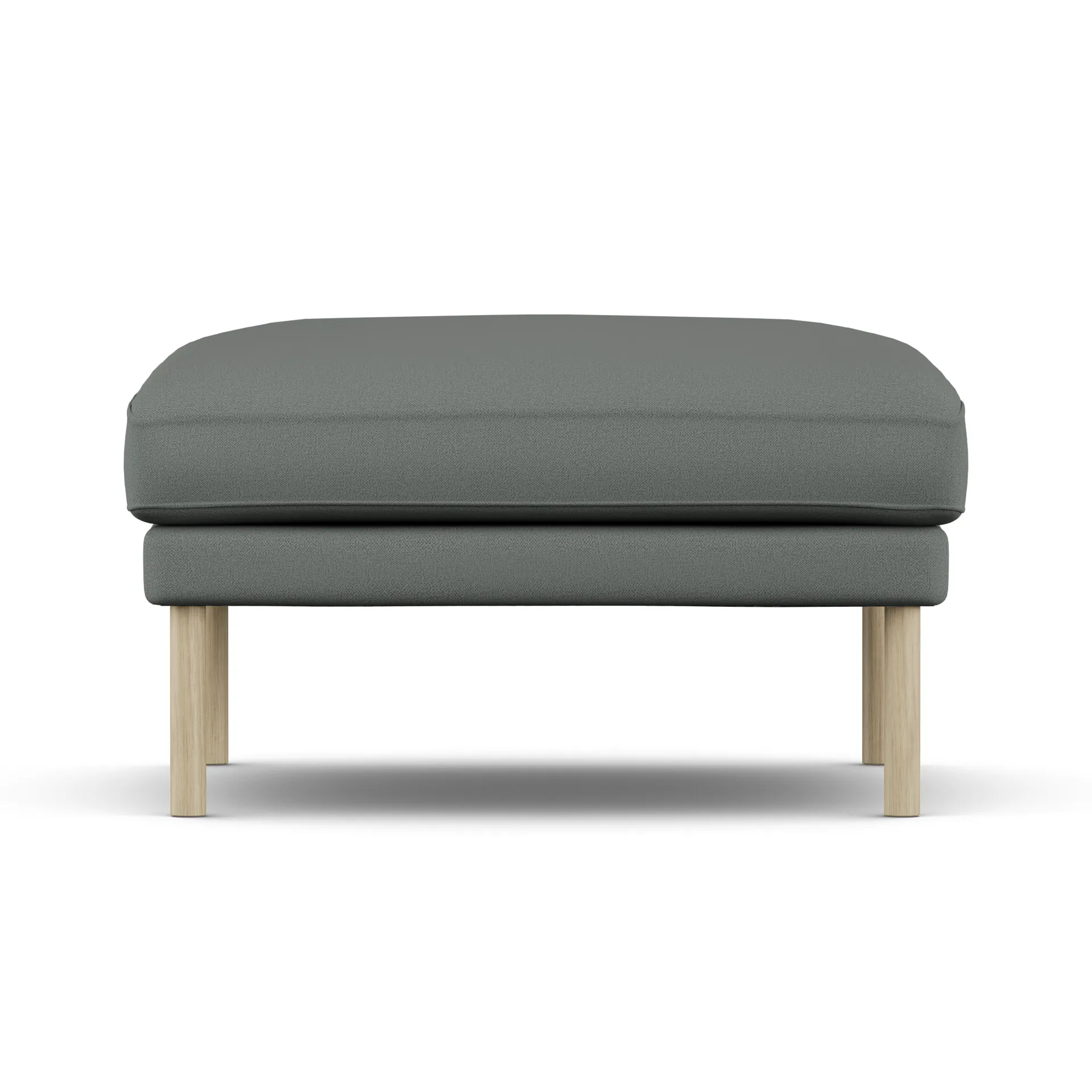 Pouf Linnevik, Caleido Grey 1240-chêne blanchi à l’huile, sans jupe 1898