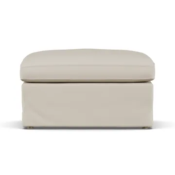 Pouf Linnevik - Jump Beige 1956-chêne blanchi à l’huile, avec jupe - 1898