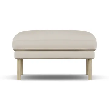Pouf Linnevik - Jump Beige 1956-chêne blanchi à l’huile, sans jupe - 1898