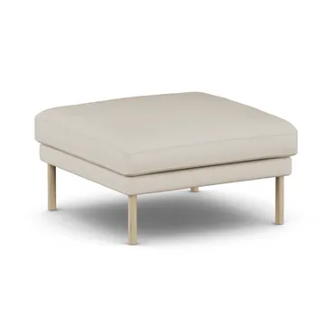 Pouf Linnevik - Jump Beige 1956-chêne blanchi à l’huile, sans jupe - 1898