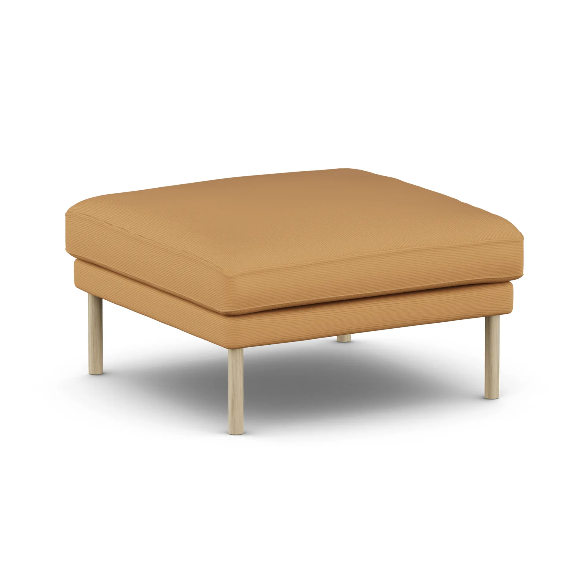 Pouf Linnevik, Jump Honey 1959-chêne blanchi à l’huile, sans jupe 1898
