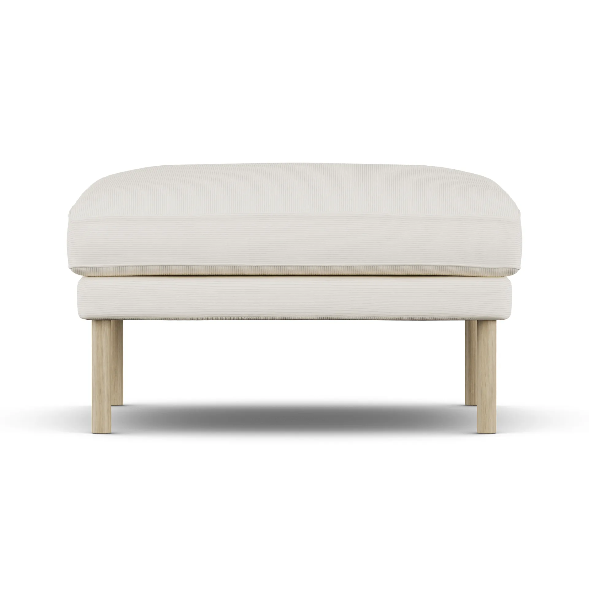 Pouf Linnevik, Jump Off White 1954-chêne blanchi à l’huile, sans jupe 1898
