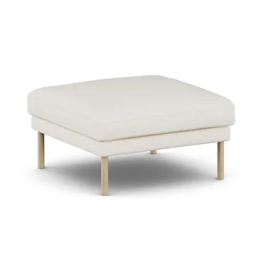 Pouf Linnevik - Jump Off White 1954-chêne blanchi à l’huile, sans jupe - 1898