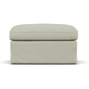 Pouf Linnevik - Luiza Beige 3981-chêne blanchi à l’huile, avec jupe - 1898