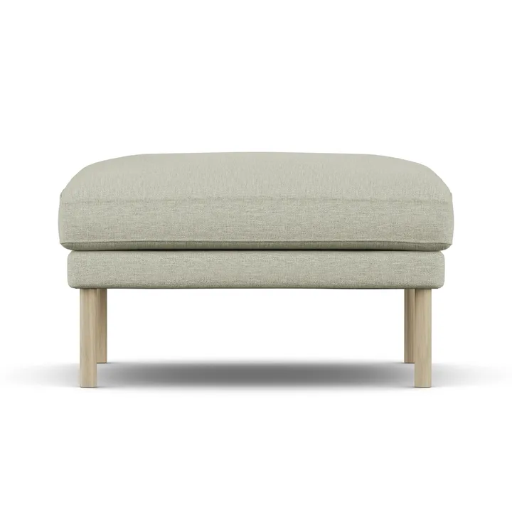Pouf Linnevik - Luiza Beige 3981-chêne blanchi à l’huile, sans jupe - 1898