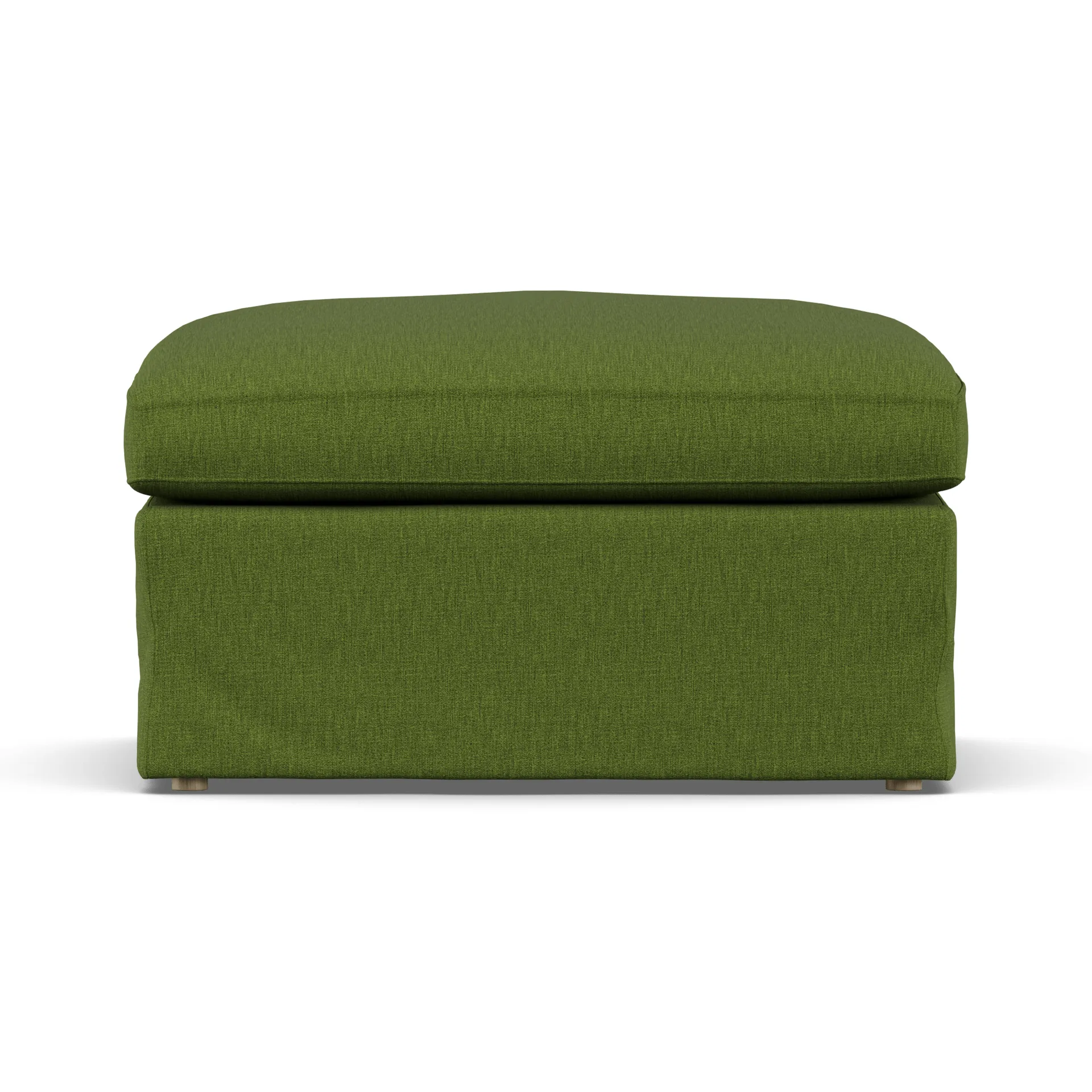 Pouf Linnevik, Luiza Green 3975-chêne blanchi à l’huile, avec jupe 1898