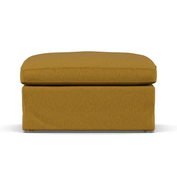 Pouf Linnevik - Luiza Mustard 3972-chêne blanchi à l’huile, avec jupe - 1898