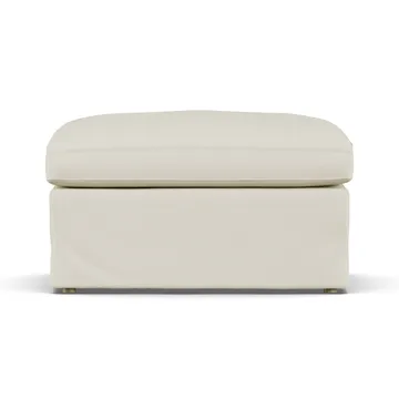 Pouf Linnevik - Oslo Nature 1540-chêne blanchi à l’huile, avec jupe - 1898