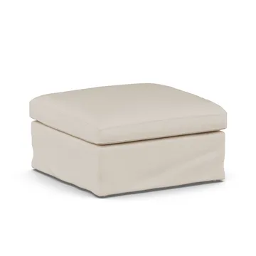 Pouf Linnevik - Same Beige 6670-chêne blanchi à l’huile, avec jupe - 1898