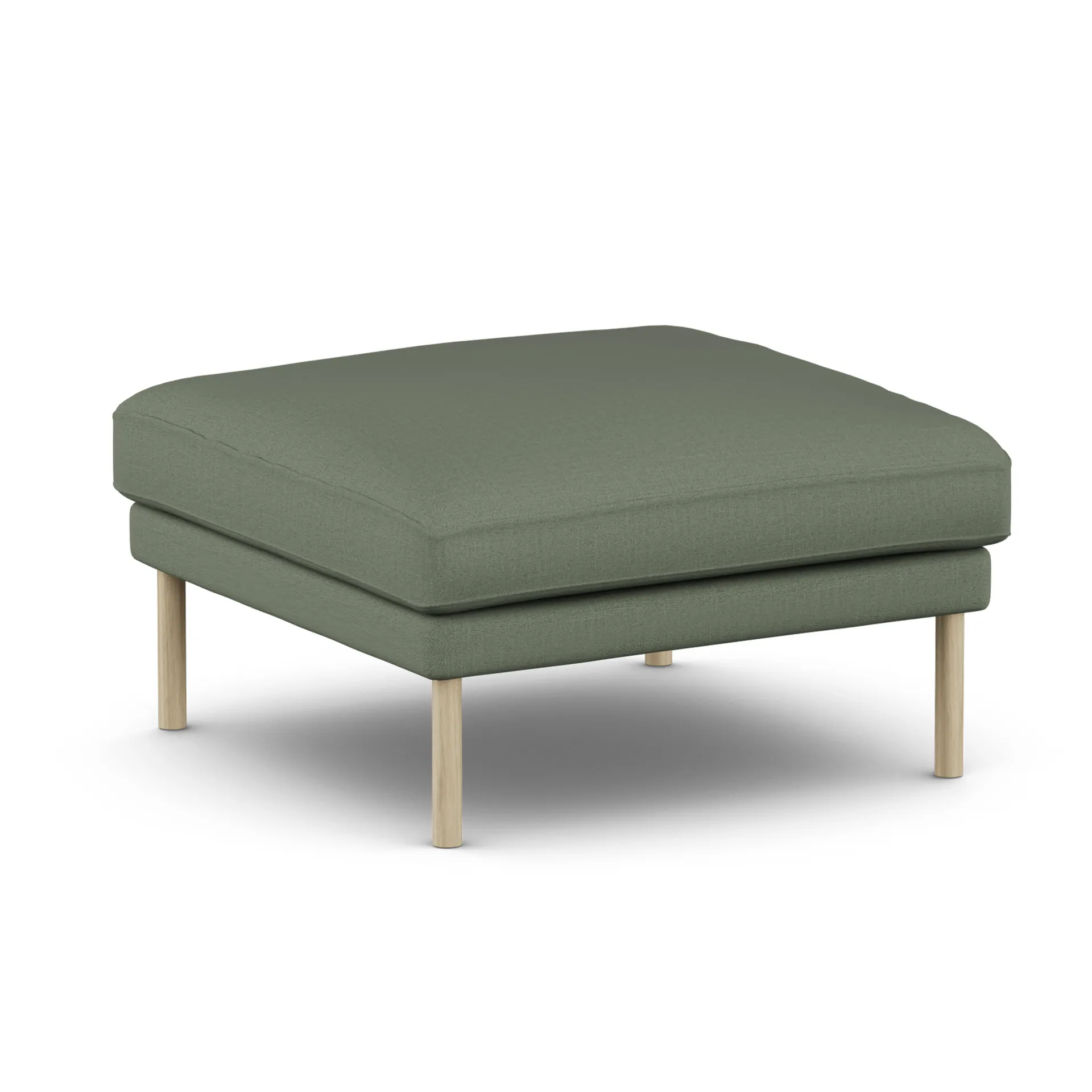 Pouf Linnevik, Same Forest 6677-chêne blanchi à l’huile, sans jupe 1898