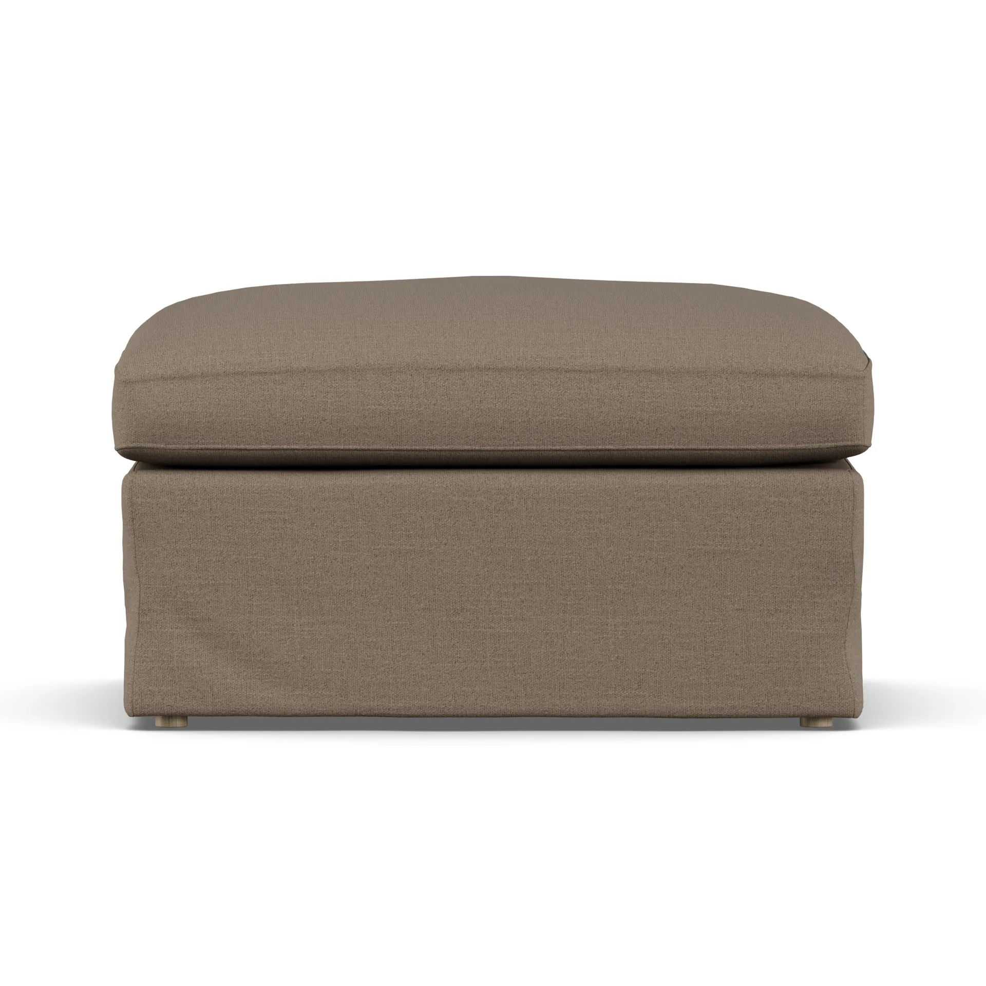 Pouf Linnevik, Same Mole 6674-chêne blanchi à l’huile, avec jupe 1898