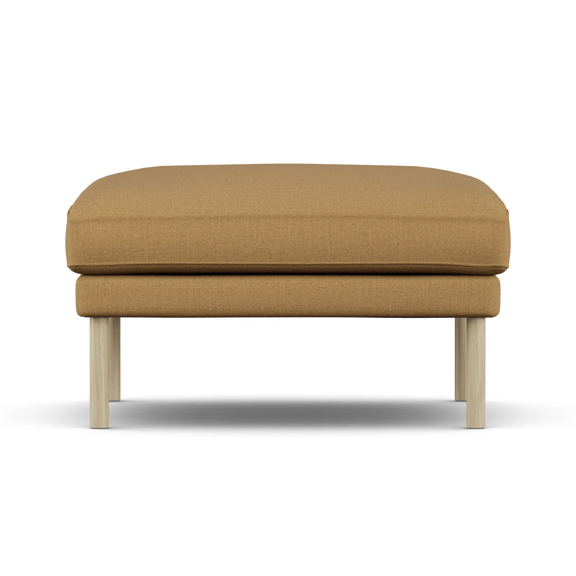 Pouf Linnevik, Same Ochre 6676-chêne blanchi à l’huile, sans jupe 1898