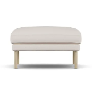 Pouf Linnevik - Same Off White 6671-chêne blanchi à l’huile, sans jupe - 1898
