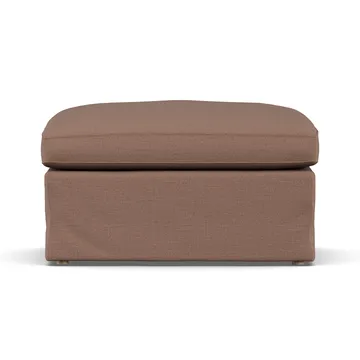 Pouf Linnevik - Same Rust 6675-chêne blanchi à l’huile, avec jupe - 1898