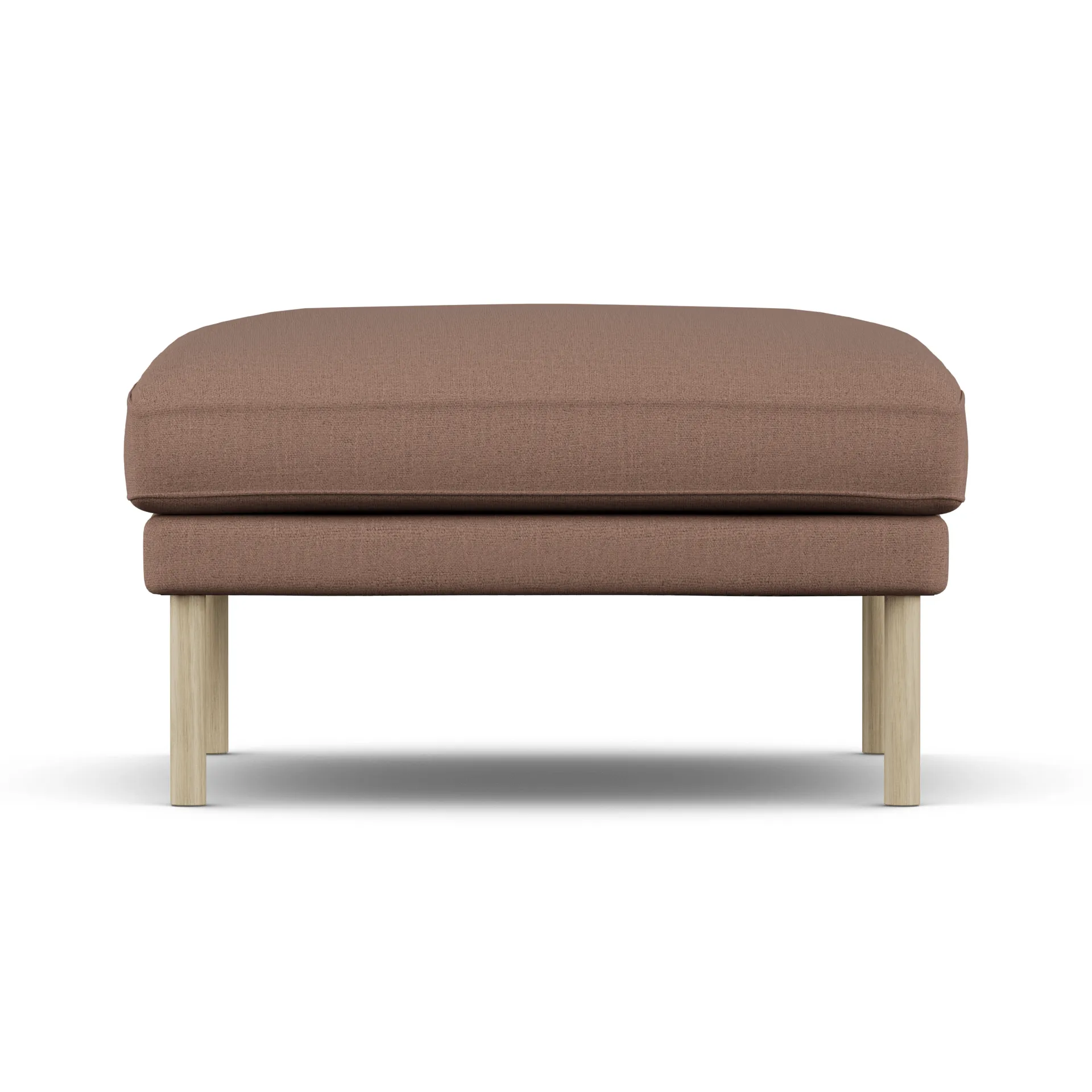 Pouf Linnevik, Same Rust 6675-chêne blanchi à l’huile, sans jupe 1898
