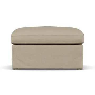 Pouf Linnevik - Same Sand 6672-chêne blanchi à l’huile, avec jupe - 1898