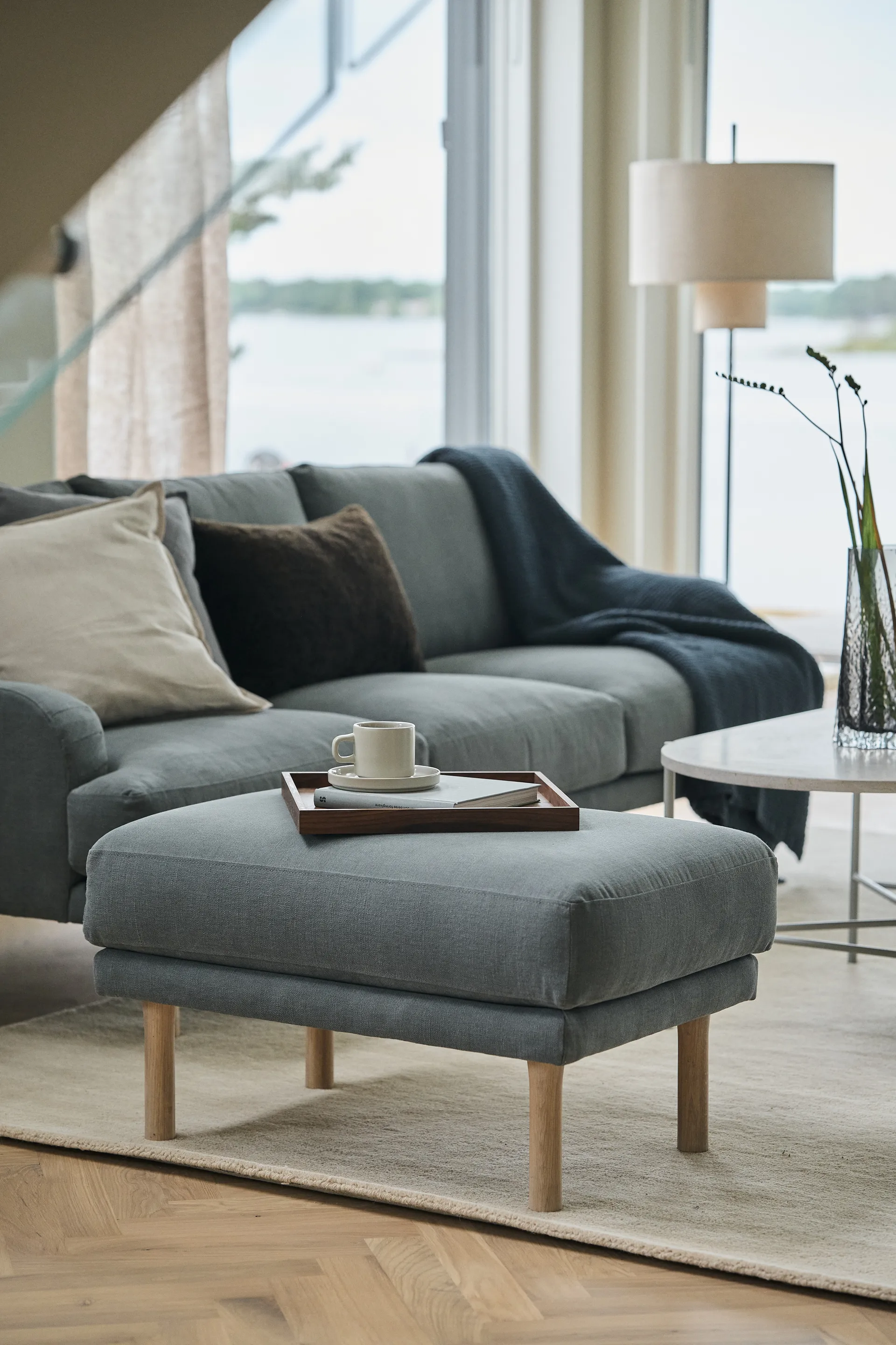 Repose-pied Lidnäs, Caleido gris foncé 1898