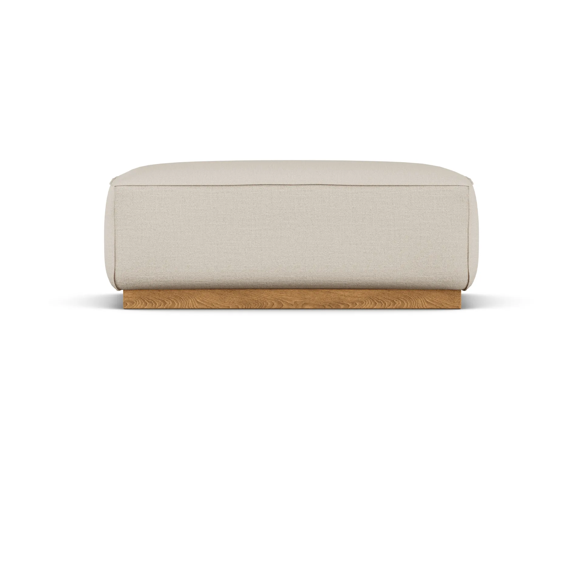 Repose-pieds Bergsdal, Same Beige 6670, finition chêne teinté 1898