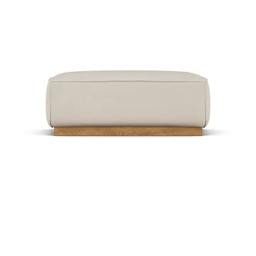 Repose-pieds Bergsdal - Same Beige 6670, finition chêne teinté - 1898