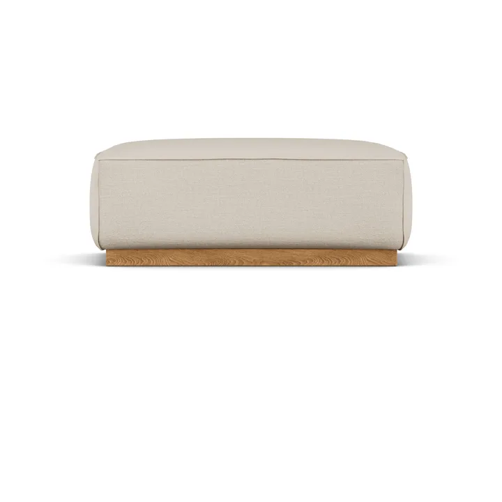 Repose-pieds Bergsdal - Same Beige 6670, finition chêne teinté - 1898
