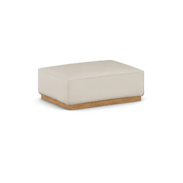 Repose-pieds Bergsdal - Same Beige 6670, finition chêne teinté - 1898