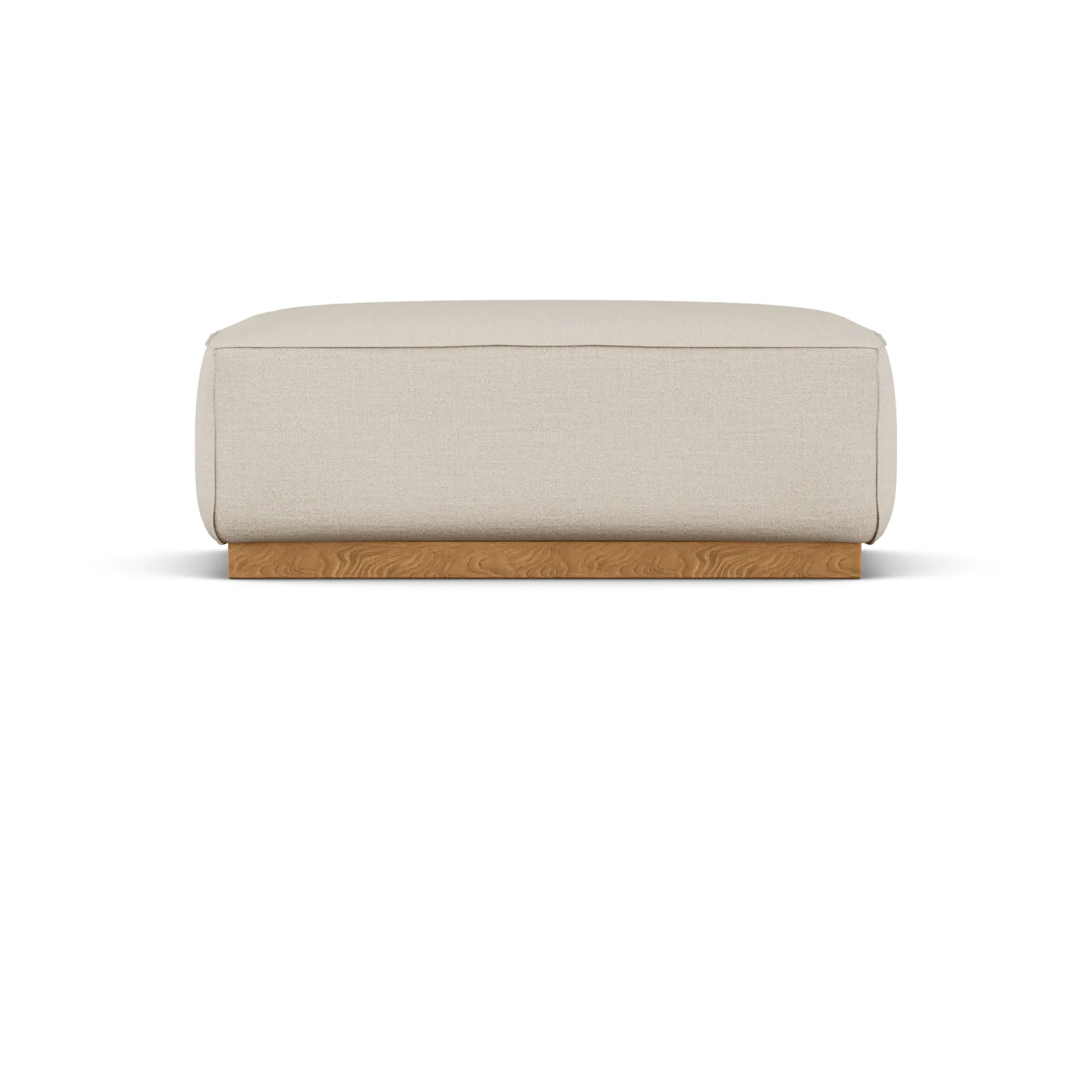 Repose-pieds Bergsdal, Same Beige 6670, finition chêne teinté 1898