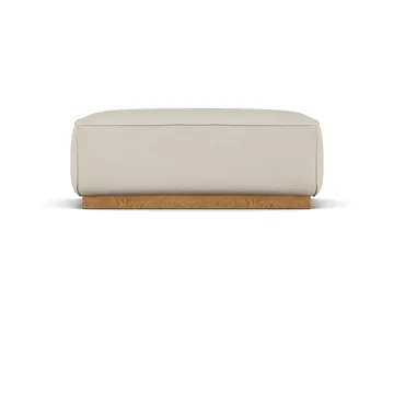 Repose-pieds Bergsdal - Same Beige 6670, finition chêne teinté - 1898