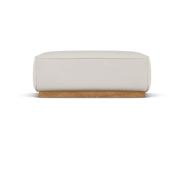 Repose-pieds Bergsdal - Same Off White 6671, finition chêne teinté - 1898
