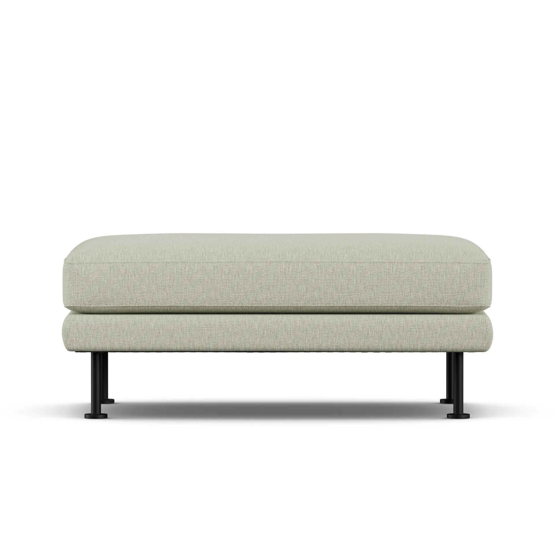 Repose-pieds Bredhult, Luiza Beige 3981-acier noir 1898