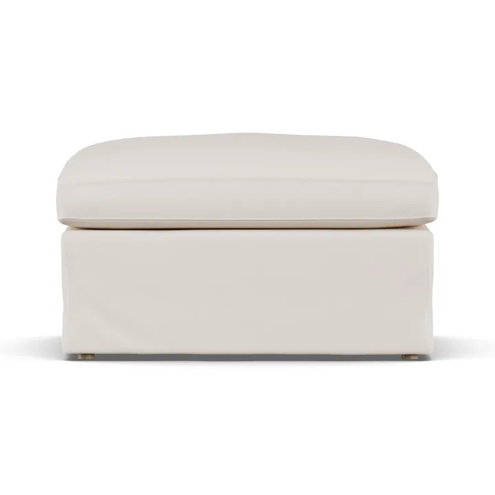 Repose-pieds Linnevik - Caleido Beige 9600-chêne blanchi à l’huile, avec jupe - 1898