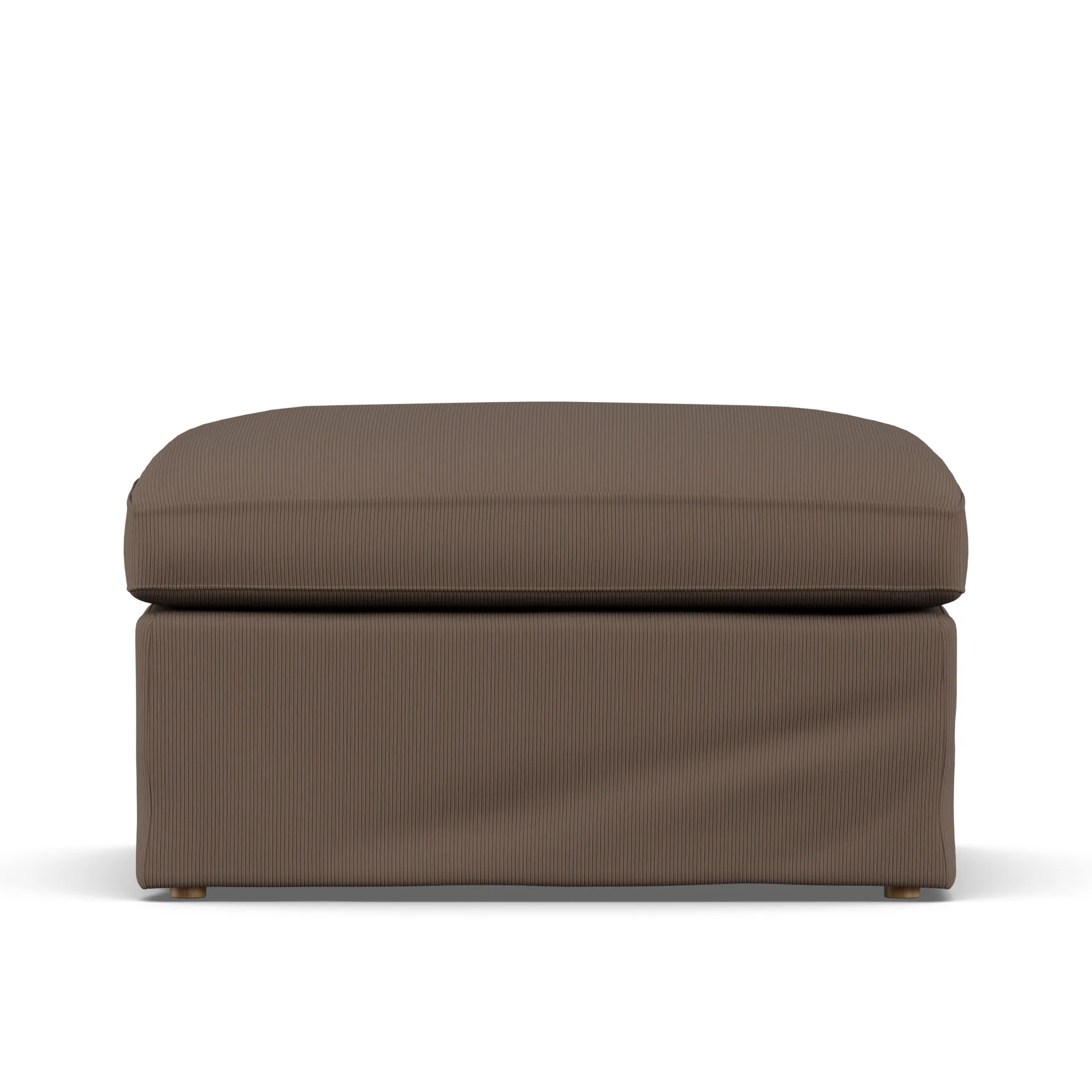 Repose-pieds Linnevik, Jump Brown 1955-chêne blanchi à l’huile, avec jupe 1898