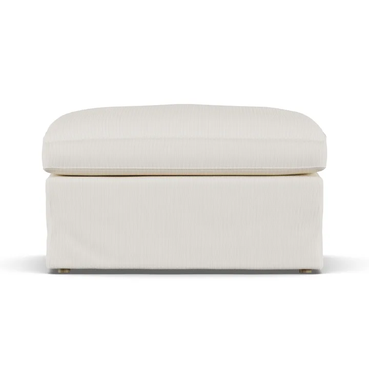 Repose-pieds Linnevik - Jump Off White 1954-chêne blanchi à l’huile, avec jupe - 1898