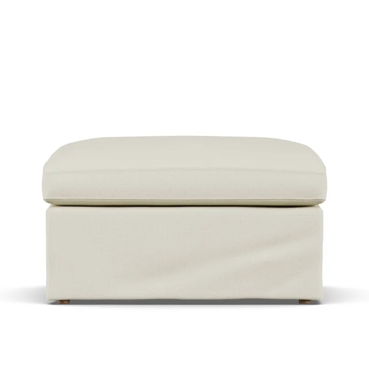 Repose-pieds Linnevik - Oslo Nature 1540-chêne blanchi à l’huile, avec jupe - 1898