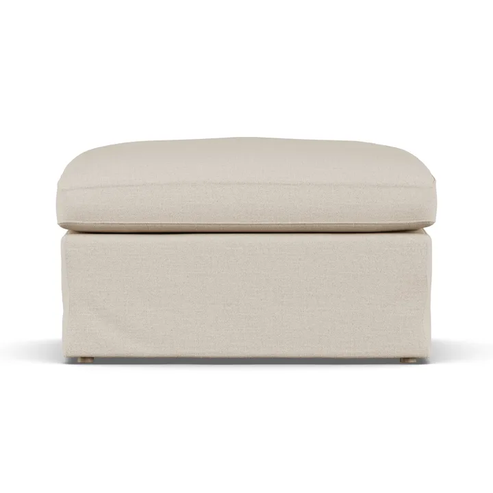 Repose-pieds Linnevik - Same Beige 6670-chêne blanchi à l’huile, avec jupe - 1898