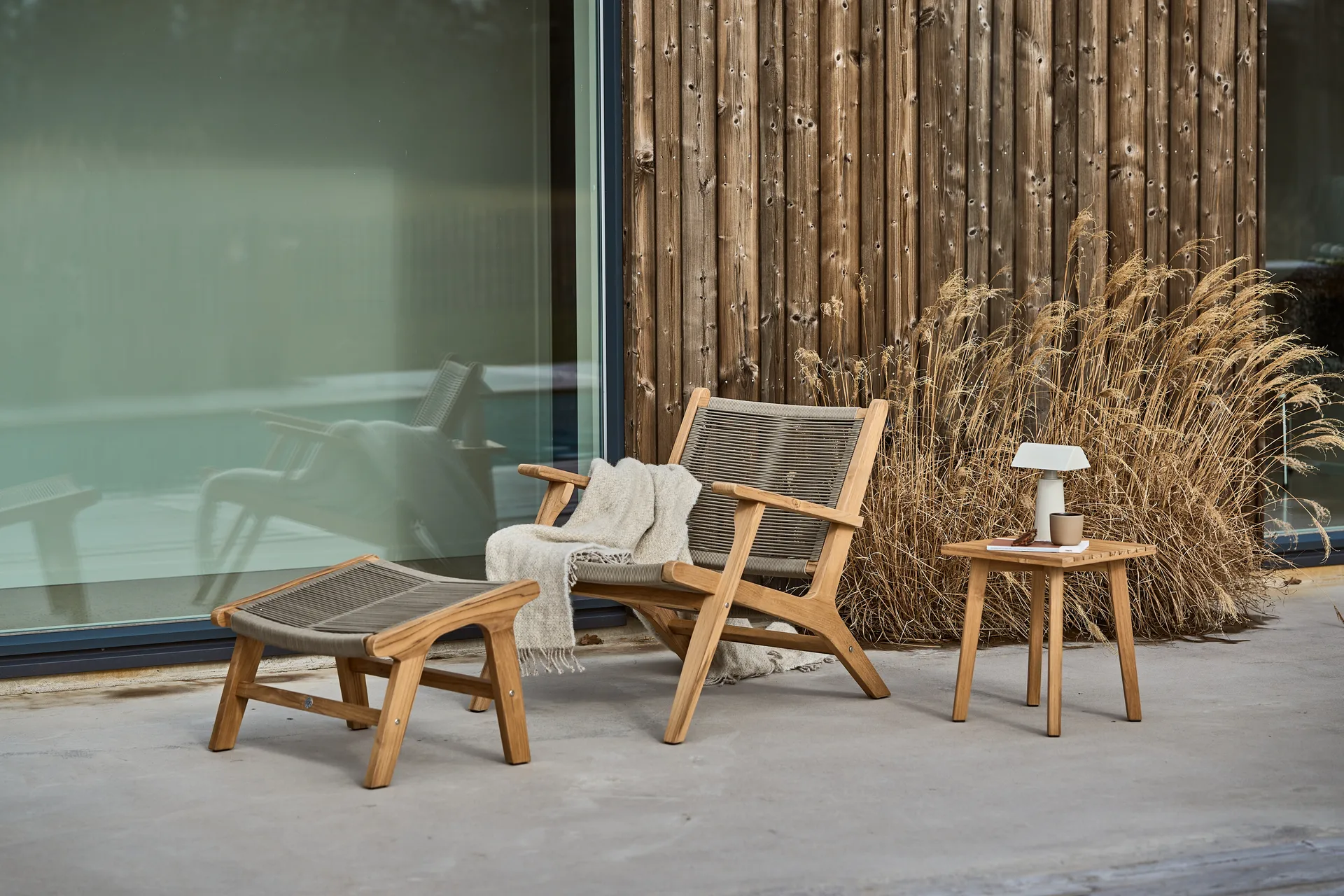 Repose-pieds Sandvik, Teck 1898