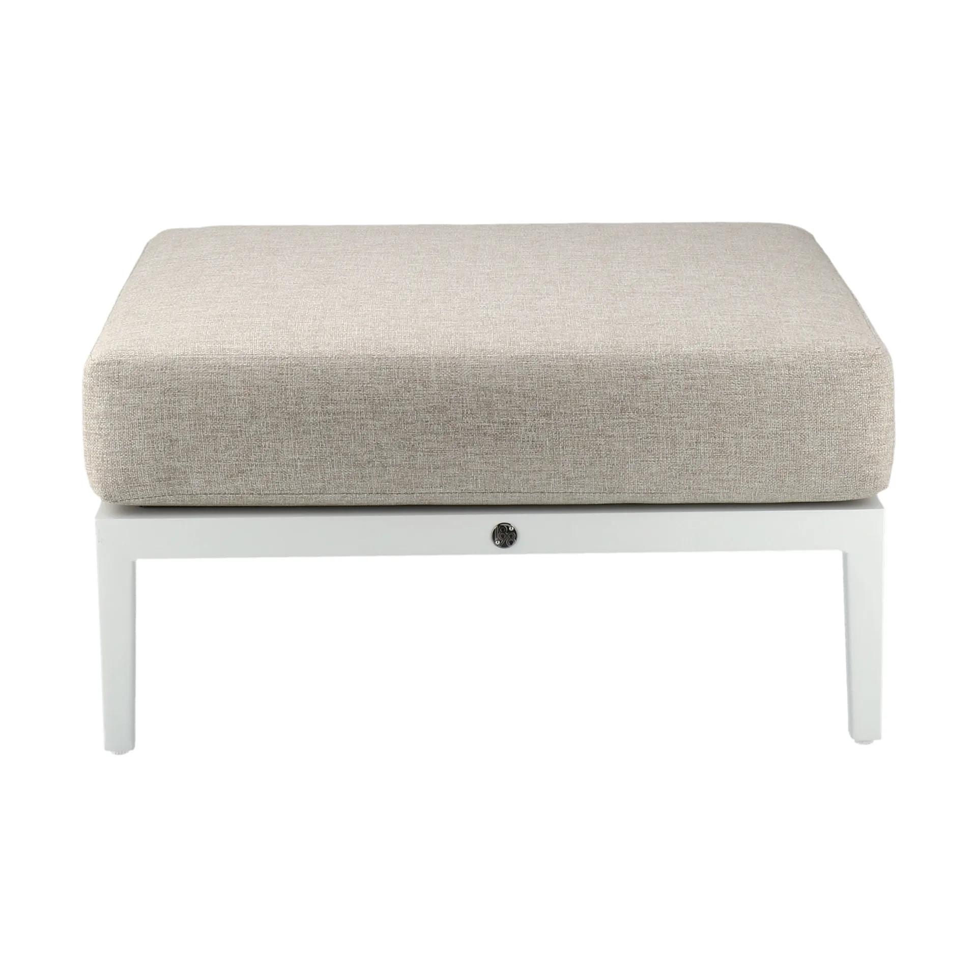 Repose-pieds Santander, Blanc-beige 1898