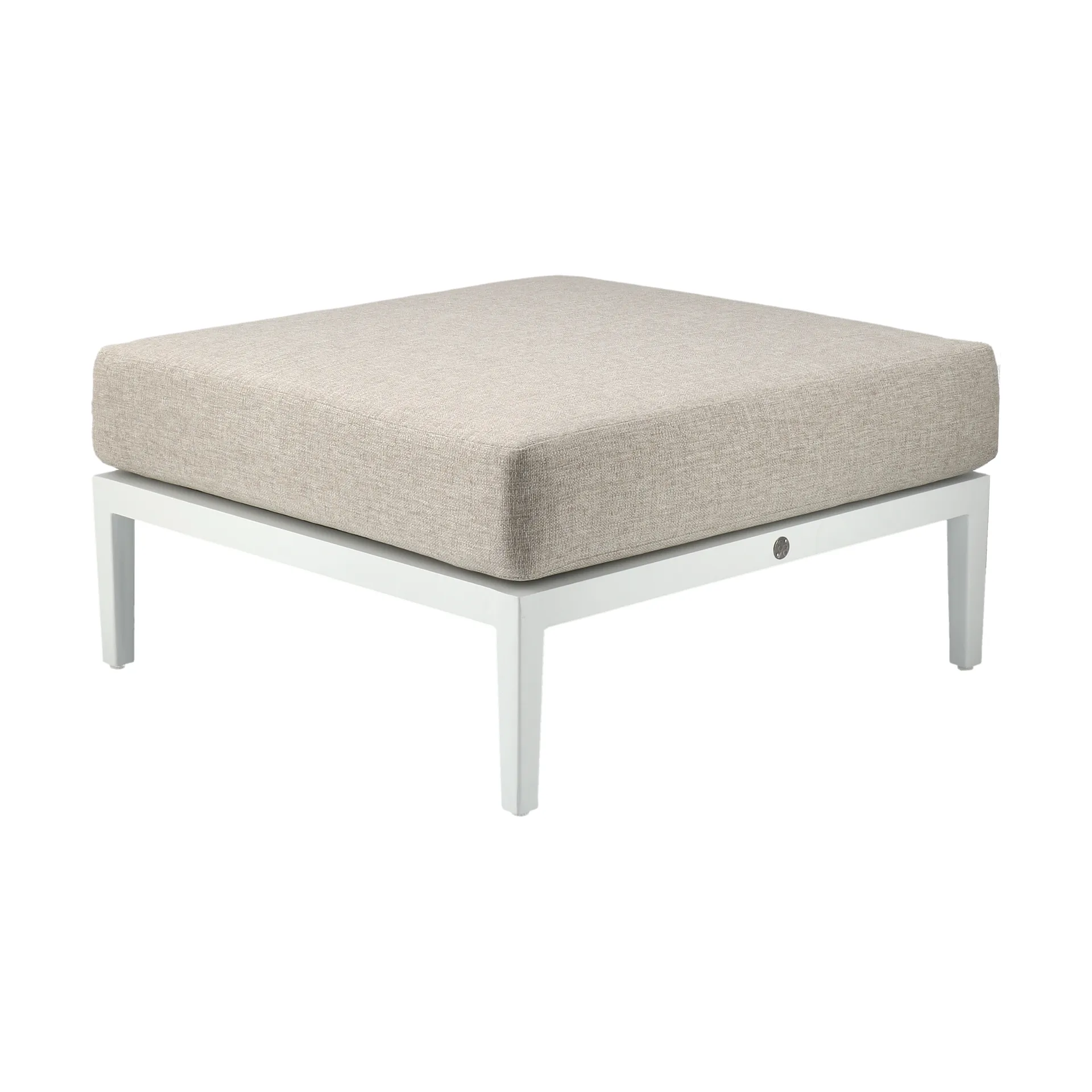 Repose-pieds Santander, Blanc-beige 1898