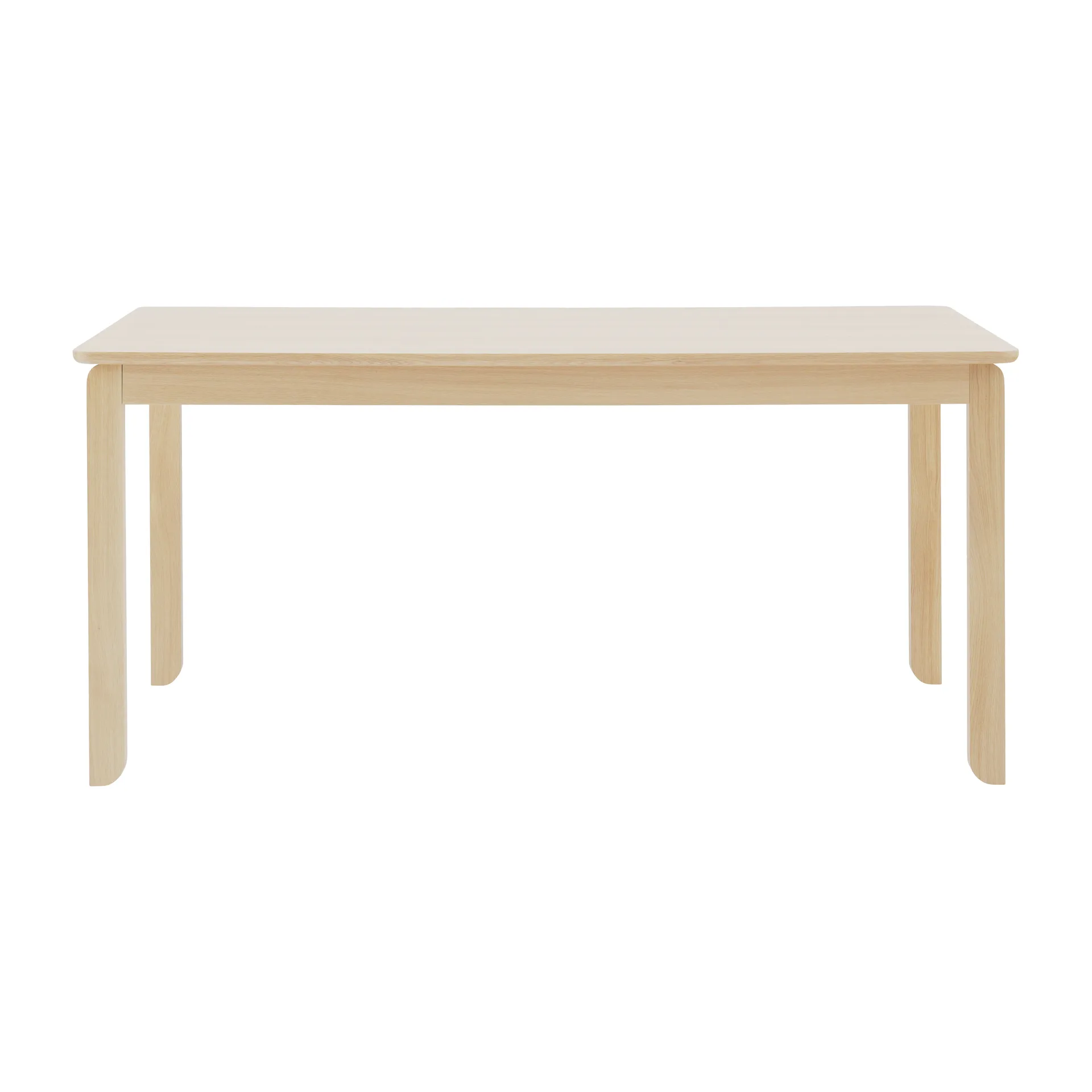 Table à manger Alfred 90x160 cm, Chêne pigmenté blanc 1898
