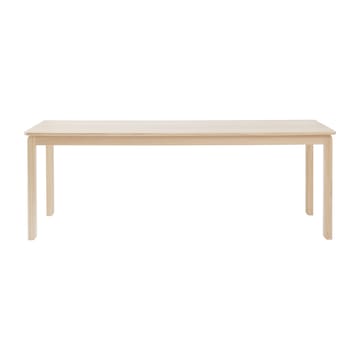 Table à manger Alfred 90x220 cm - Chêne pigmenté blanc - 1898