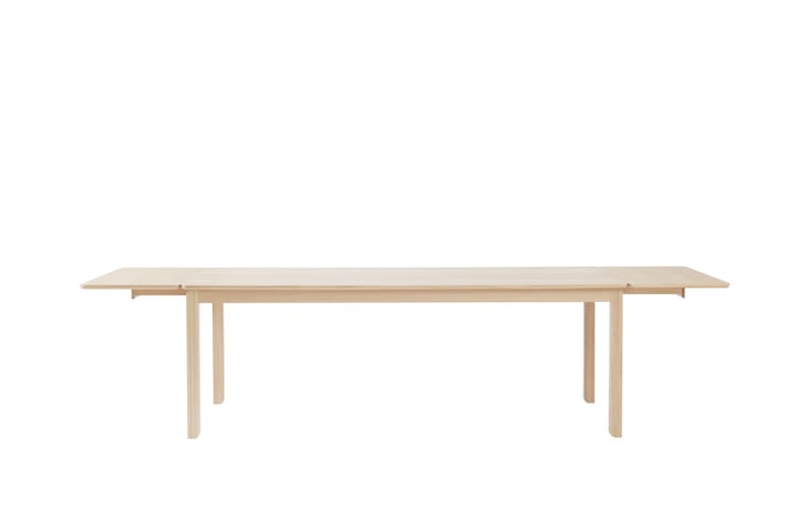 Table à manger Alfred 90x220 cm - Chêne pigmenté blanc - 1898