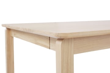 Table à manger Alfred 90x220 cm - Chêne pigmenté blanc - 1898