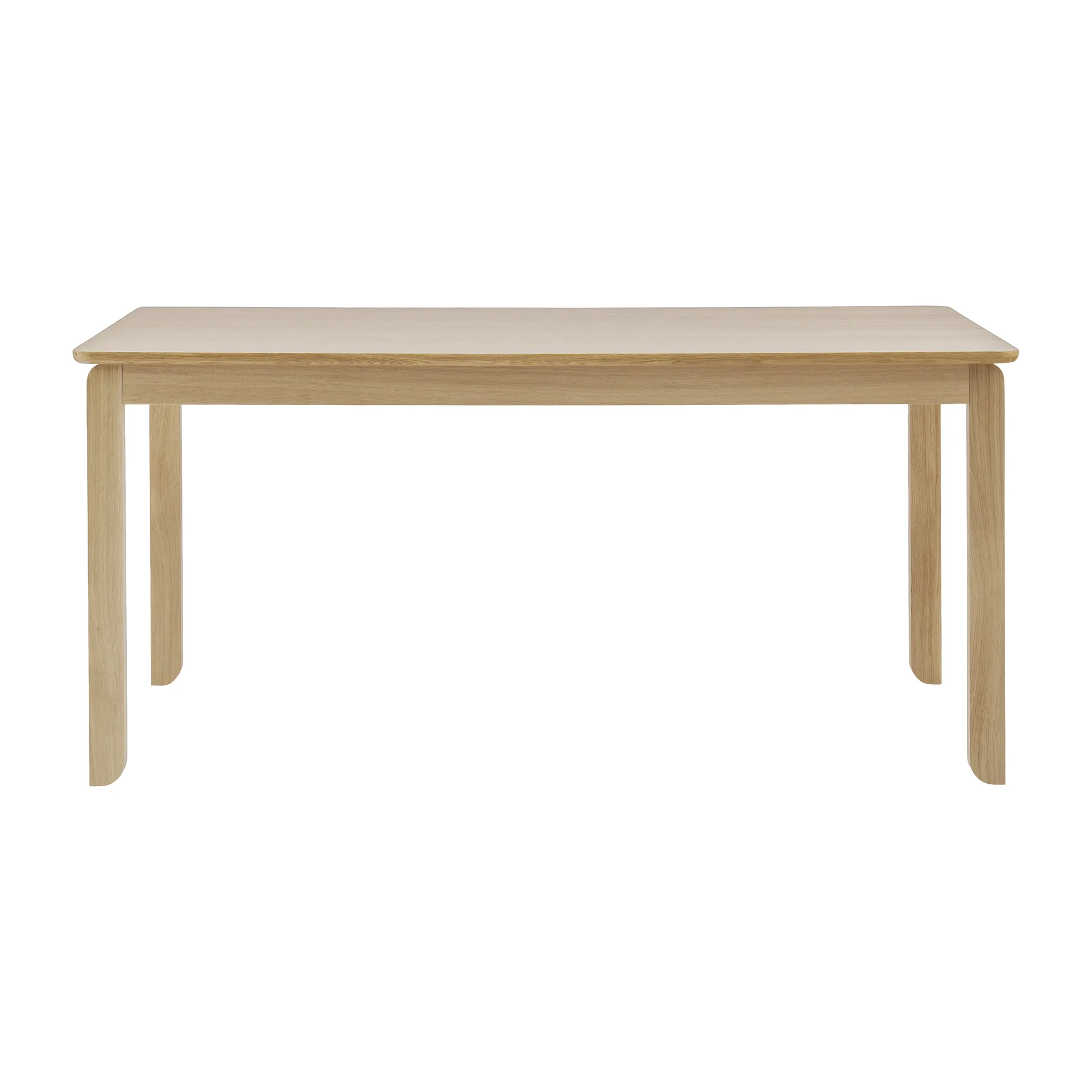 Table à manger Alfred, Chêne pigmenté blanc, 90x160 cm 1898