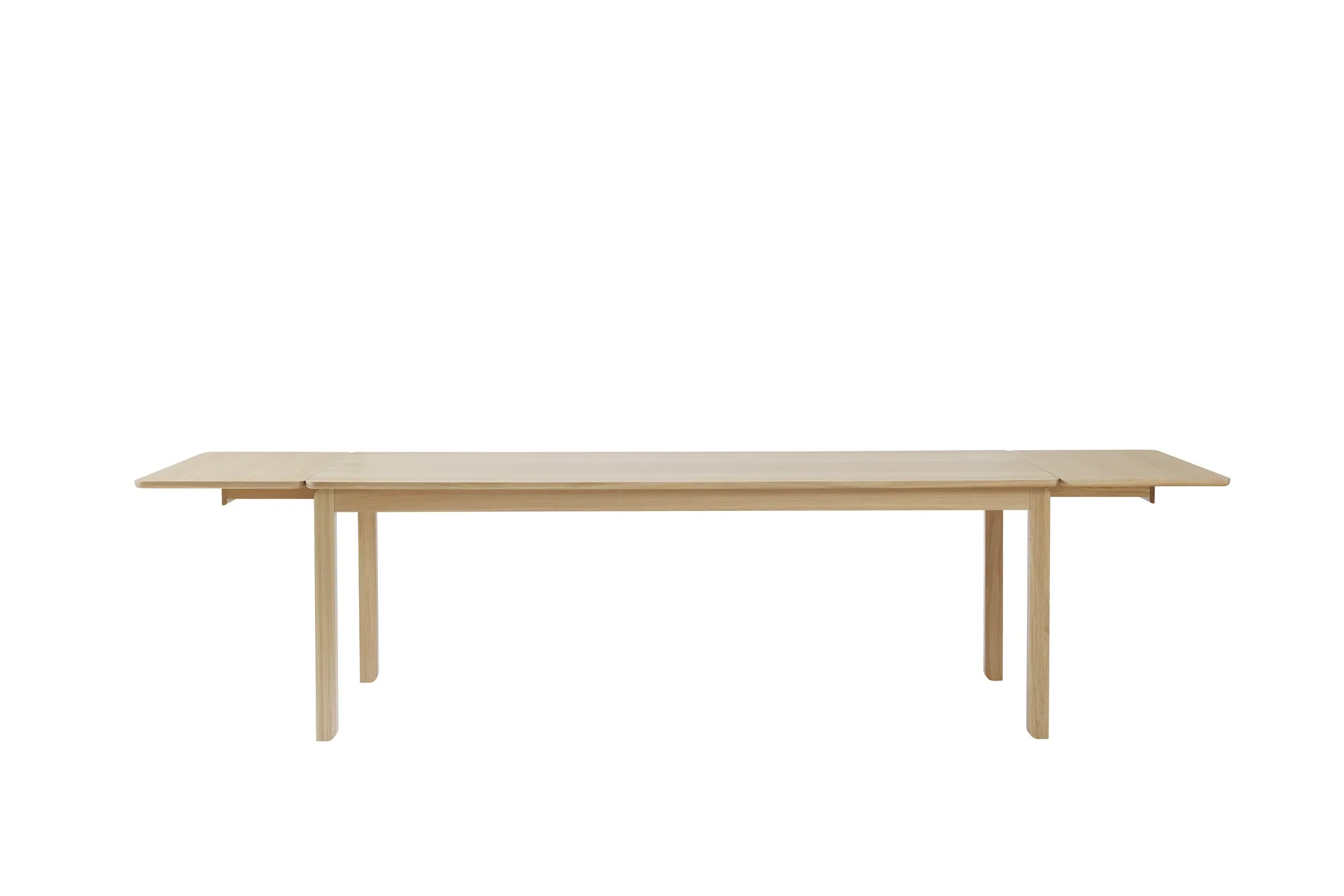 Table à manger Alfred, Chêne pigmenté blanc, 90x220 cm 1898