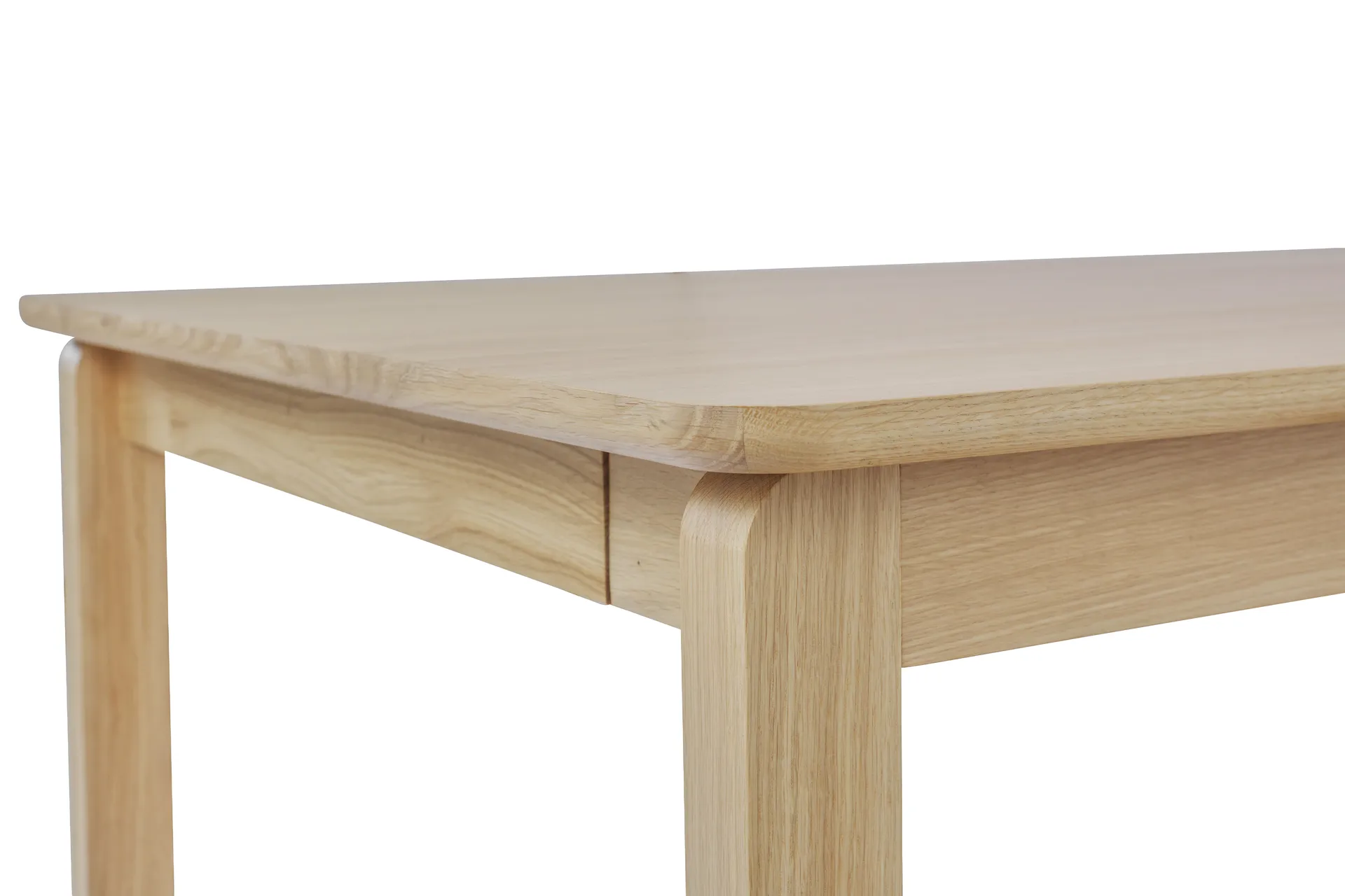 Table à manger Alfred, Chêne pigmenté blanc, 90x220 cm 1898
