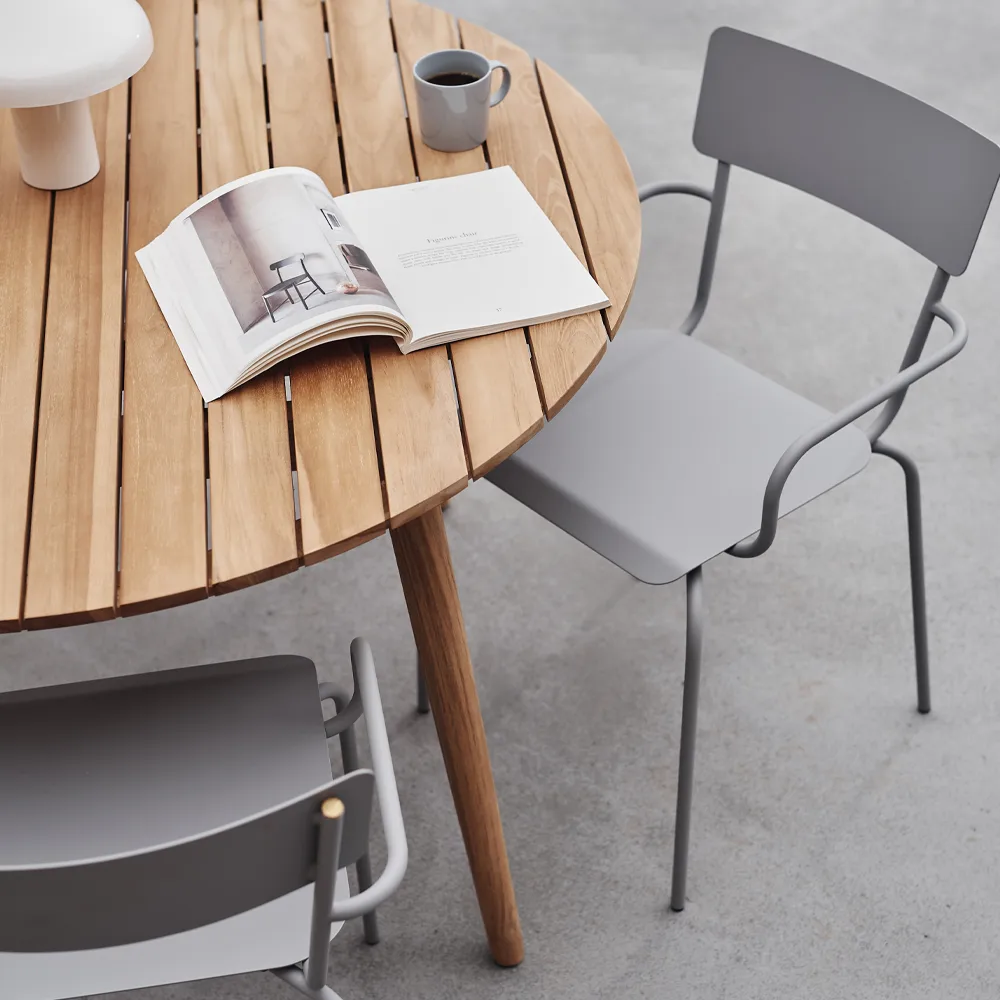 Table à manger Cosenza, teak, rond 1898