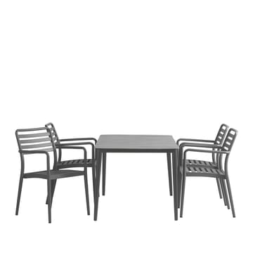 Table à manger Marsala - anthracite, aluminium, 152x90 cm - 1898