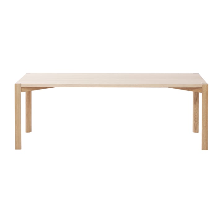 Table basse Anton 50x125 cm - Chêne pigmenté blanc - 1898