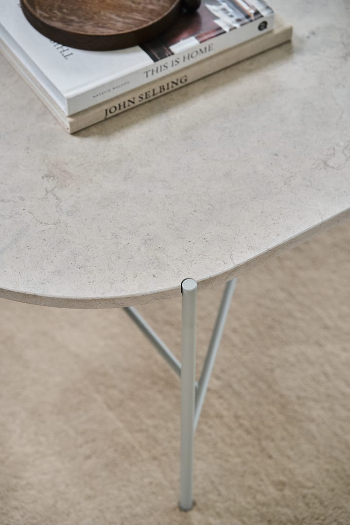 Table basse Aplaryd ovale - Calcaire gris - 1898
