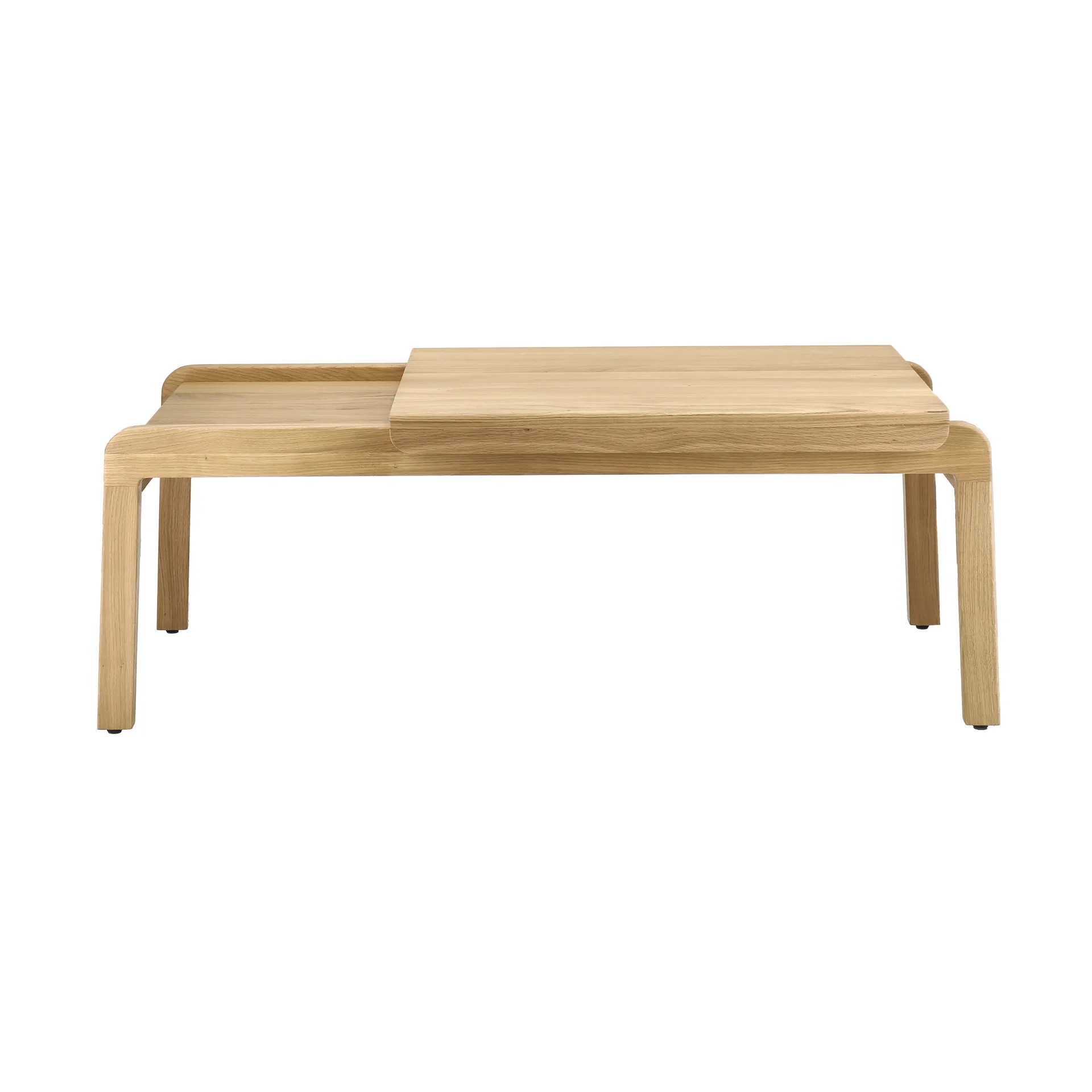 Table basse Knutskog 115x52x41 cm, Chêne laqué naturel 1898